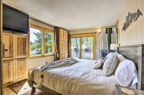 Condo with Mountain and River Views - Walk to Lifts!